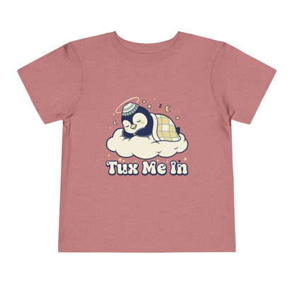 'Tux Me In' Toddler Tee —  Sleepy Penguin Short Sleeve Kids Shirt