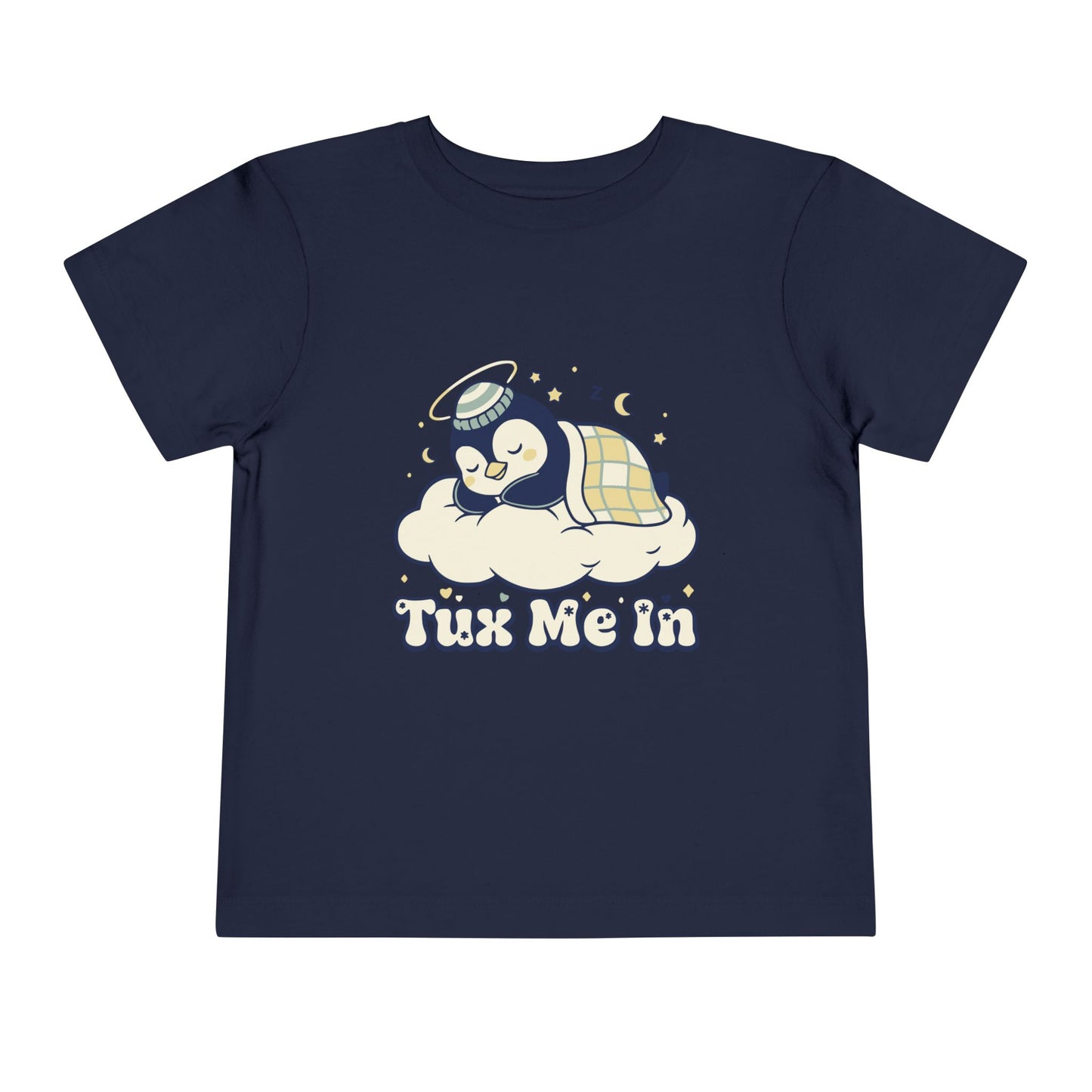 'Tux Me In' Toddler Tee —  Sleepy Penguin Short Sleeve Kids Shirt