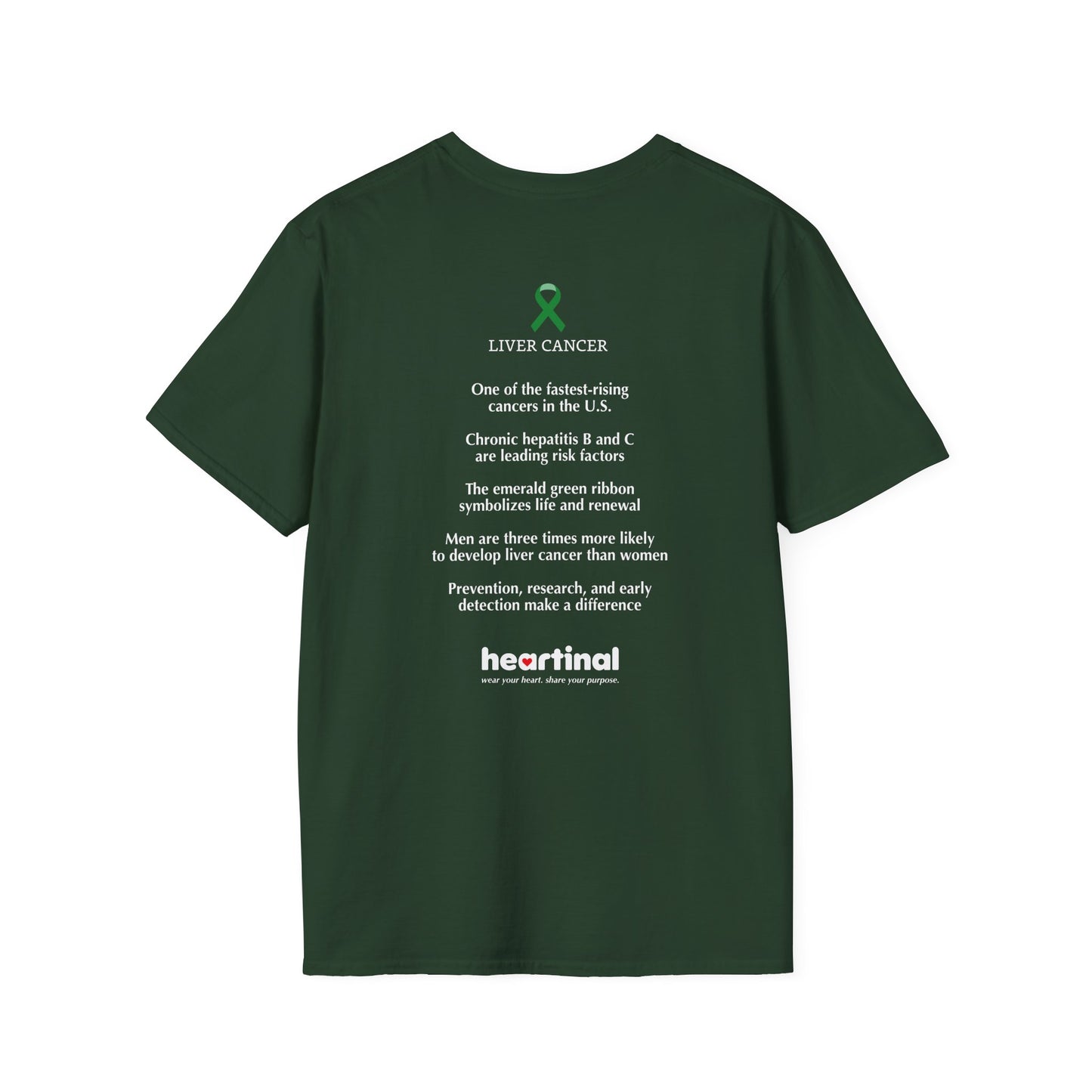 Emerald Strong T-Shirt — Liver Cancer Fight Club Awareness Tee