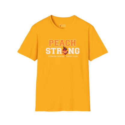 Peach Strong T-Shirt — Uterine Endometrial Cancer Fight Club Awareness Tee