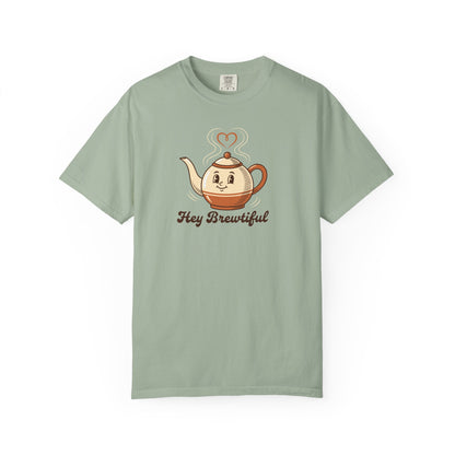 Hey Brewtiful - Coffee & Tea Lovers Cozy T-shirt
