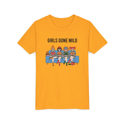 "Girls Gone Mild" Youth Tee – Cute Reading Club Graphic T-Shirt