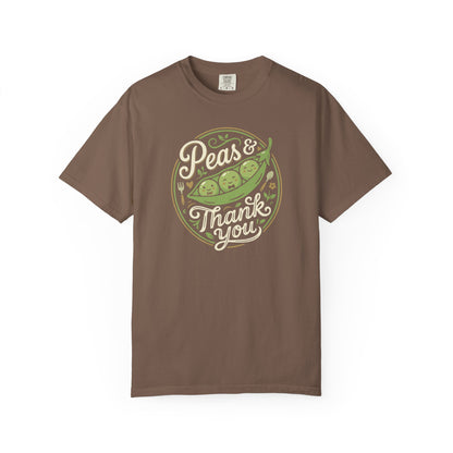 Peas & Thank You T-Shirt — Cute Polite Punny Graphic Tee