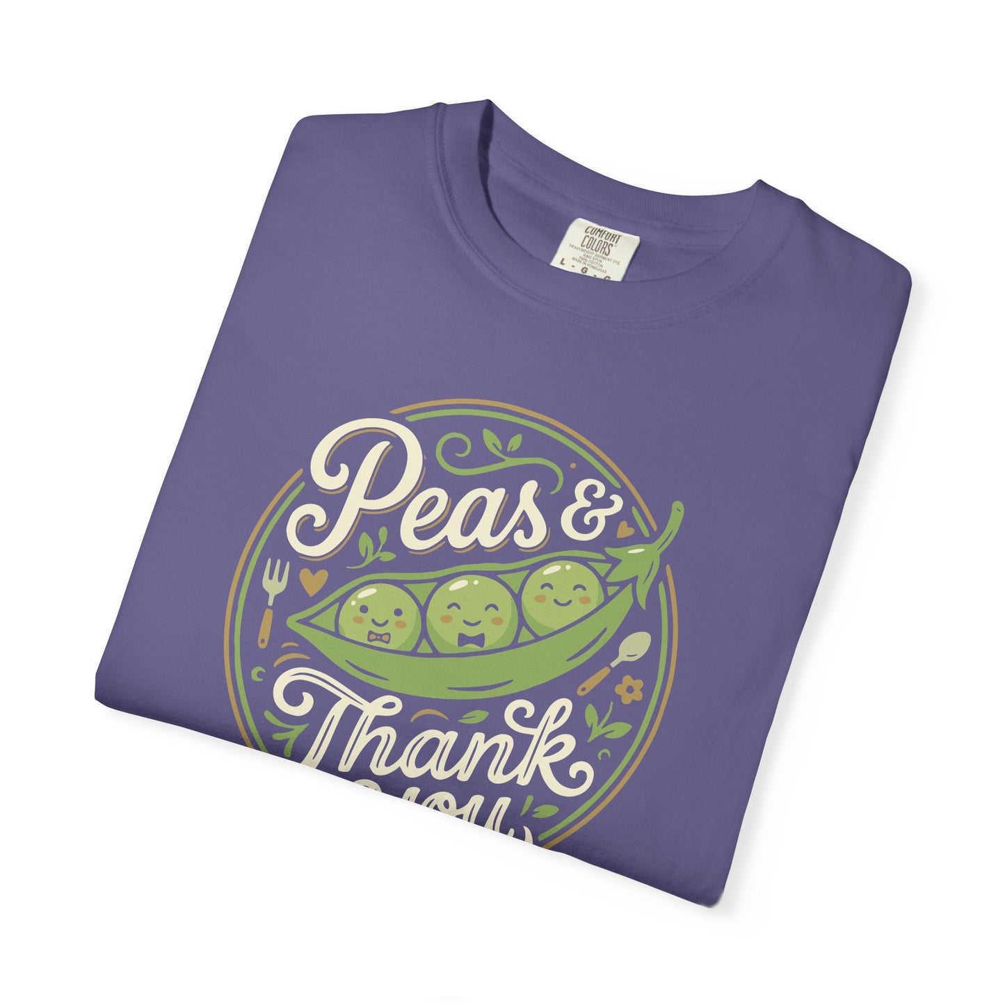 Peas & Thank You T-Shirt — Cute Polite Punny Graphic Tee