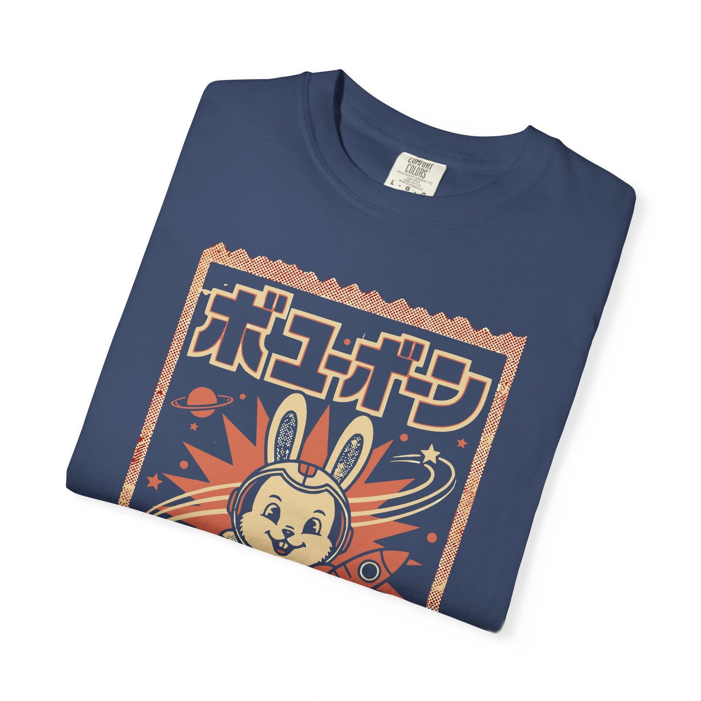 Space Rabbit T-Shirt — Retro Japanese Candy Graphic Tee