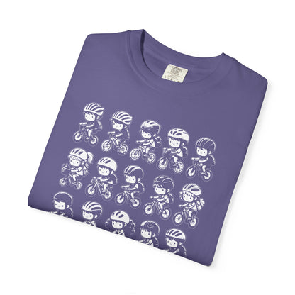 Pedal for the Medal Graphic Tee — Cute Cycling Crew Illustration T-Shirt