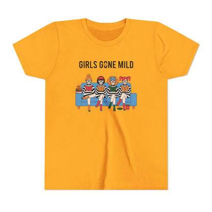 "Girls Gone Mild" Youth Tee – Cute Reading Club Graphic T-Shirt