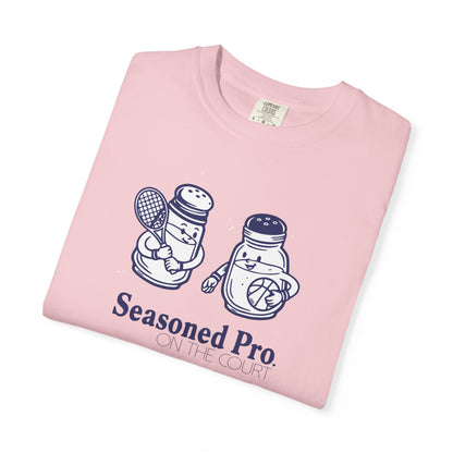 "Seasoned Pro on the Court" T-Shirt — Cute Salt & Pepper Shakers Athletic Graphic Tee