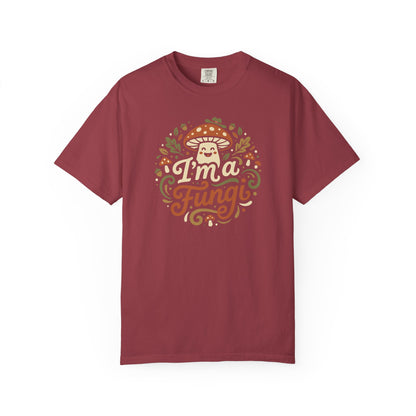 "I'm a Fungi" T-Shirt — Cute Mushroom Graphic Tee for Nature Lovers