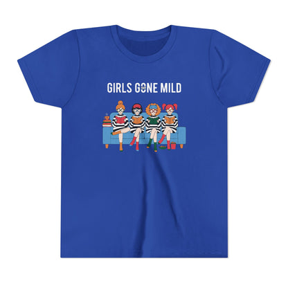 "Girls Gone Mild" Youth Tee – Cute Reading Club Graphic T-Shirt