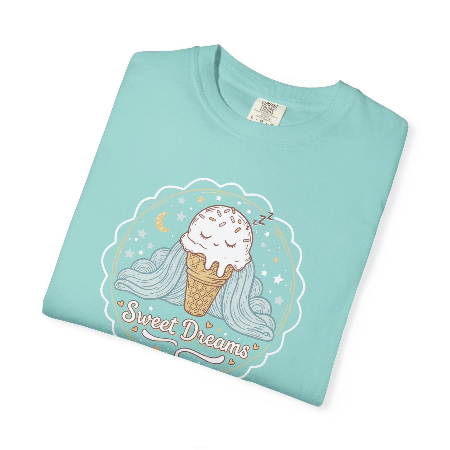 Sweet Dreams Ice Cream T-Shirt — Cute Pastel Dessert Graphic Tee