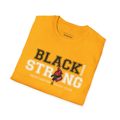 Black Ribbon Strong T-Shirt — Skin Cancer Fight Club Awareness Tee