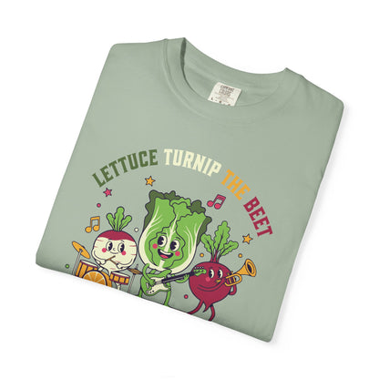 Lettuce Turnip The Beet T-Shirt — Cute Vegetable Band Graphic Tee