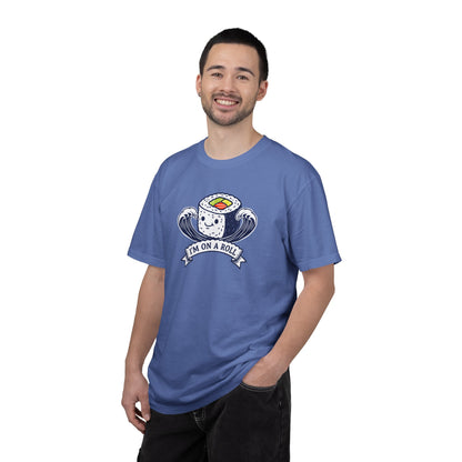 I'm On A Roll Sushi T-Shirt — Cute Kawaii Seafood Graphic Tee