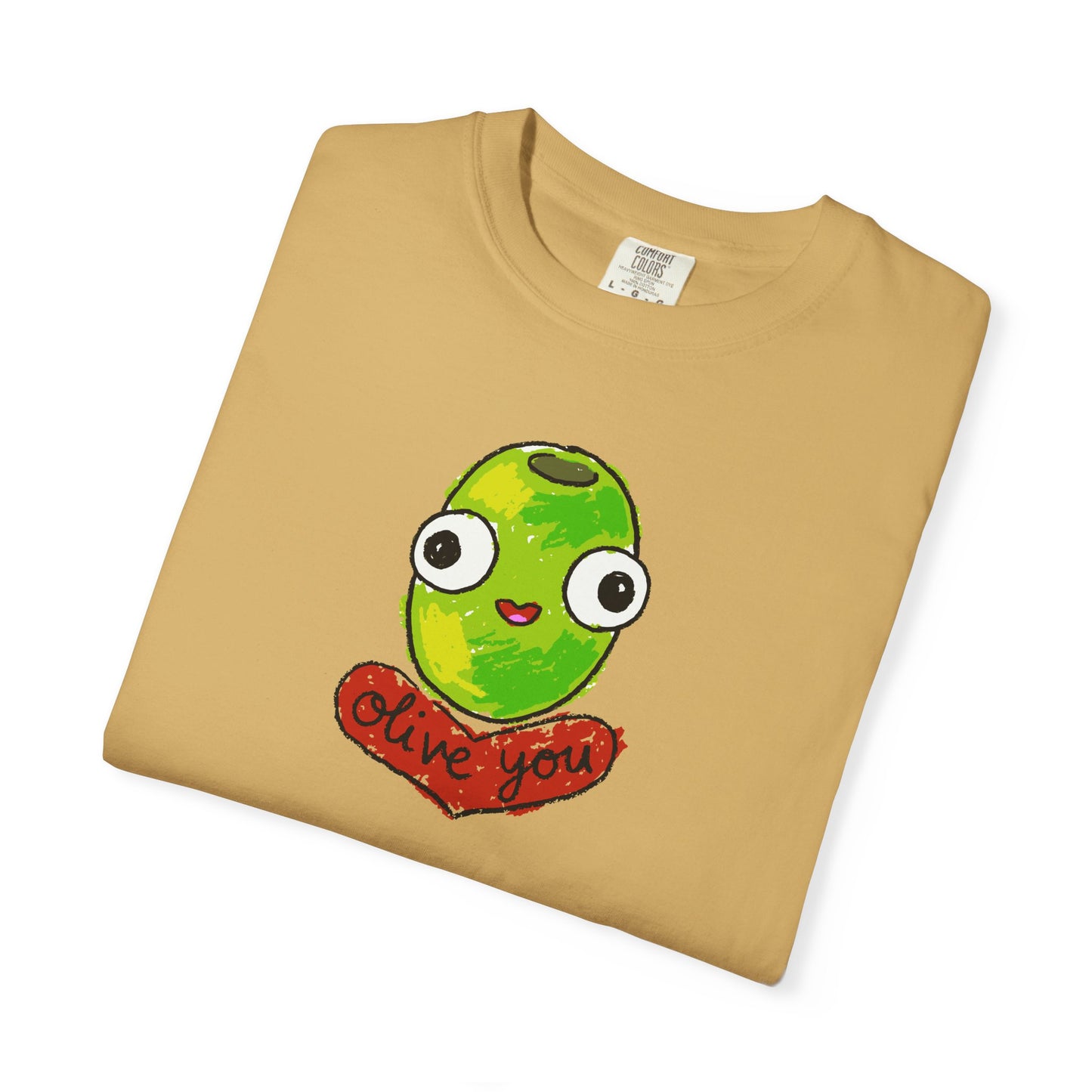 "Olive You" Cute Graphic T-Shirt - Love Tee