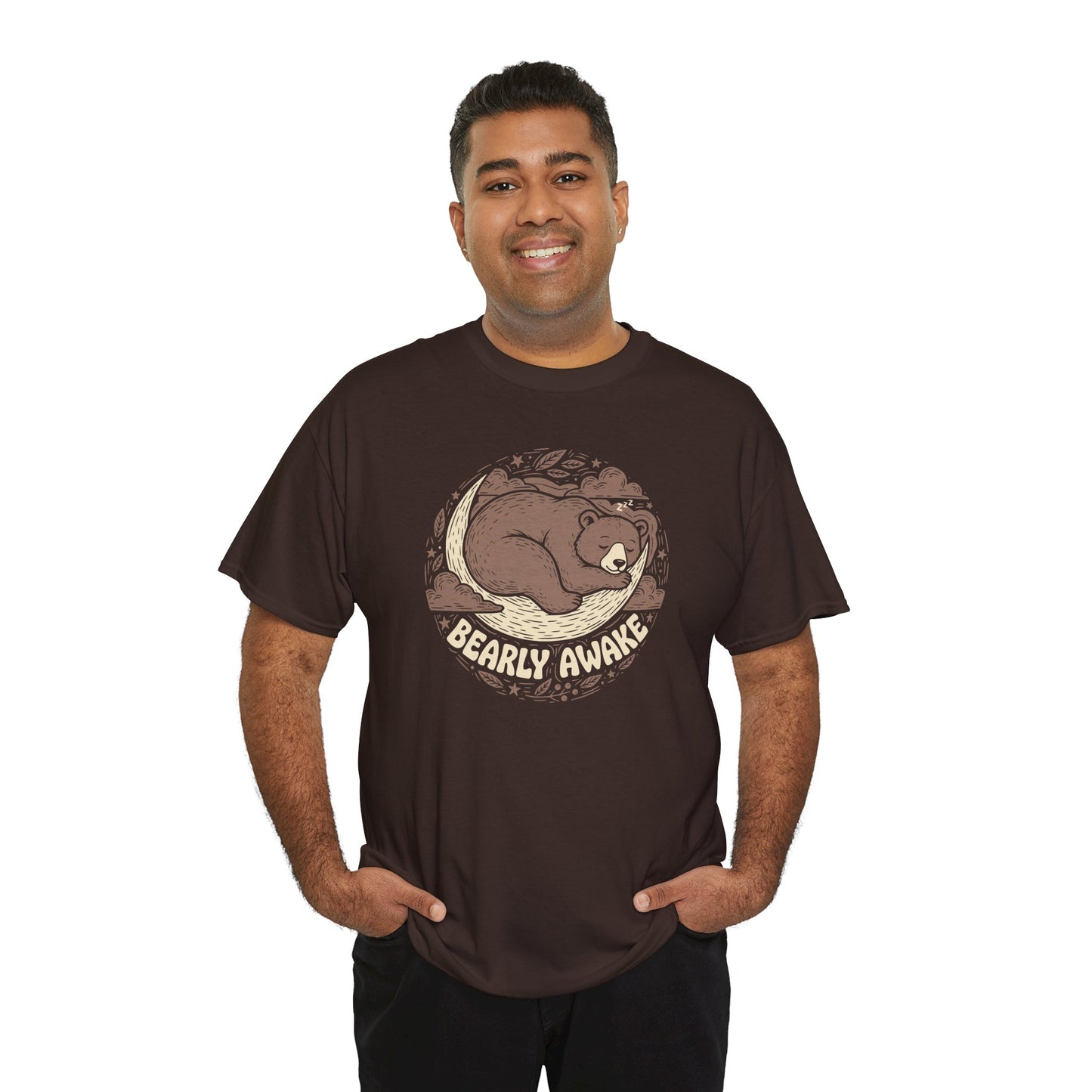 Bearly Awake T-Shirt — Cute Sleeping Bear Graphic Tee