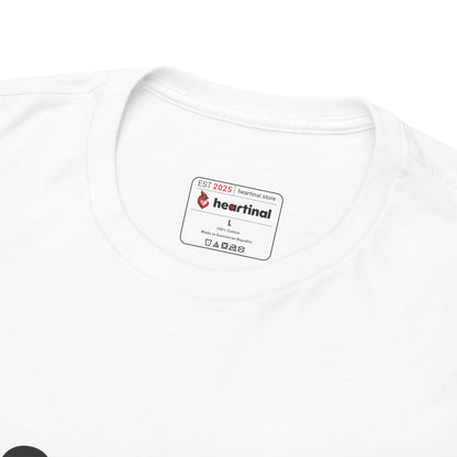 heartinal® "Heart on Your Sleeve" T-Shirt — Wordmark Logo Front with "Nutrition Facts" Back Tee