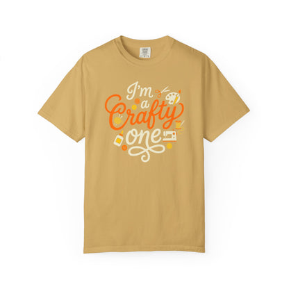 "I'm a Crafty One" T-Shirt —  Graphic Tee for Arts & Crafts Enthusiasts