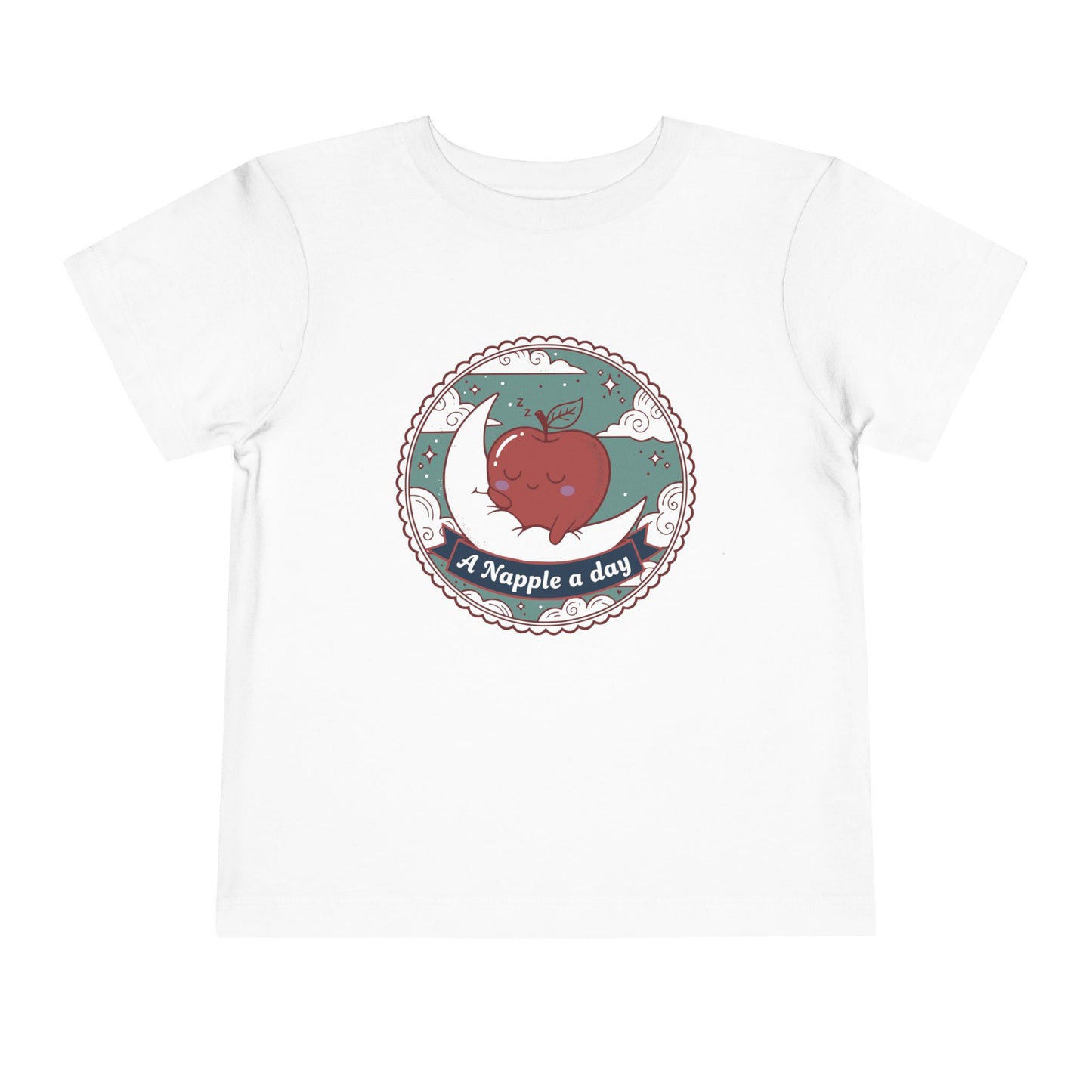 “A Napple a Day” Toddler Tee — Cute Apple Nap Graphic Kids Shirt