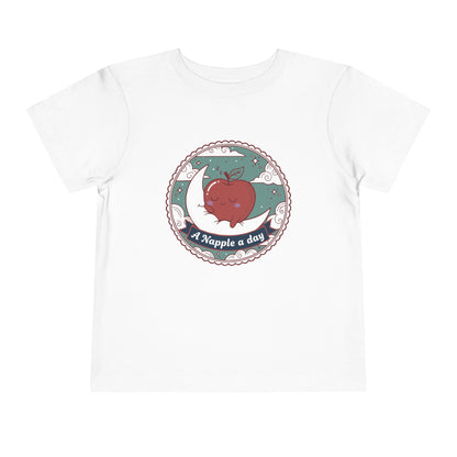 “A Napple a Day” Toddler Tee — Cute Apple Nap Graphic Kids Shirt