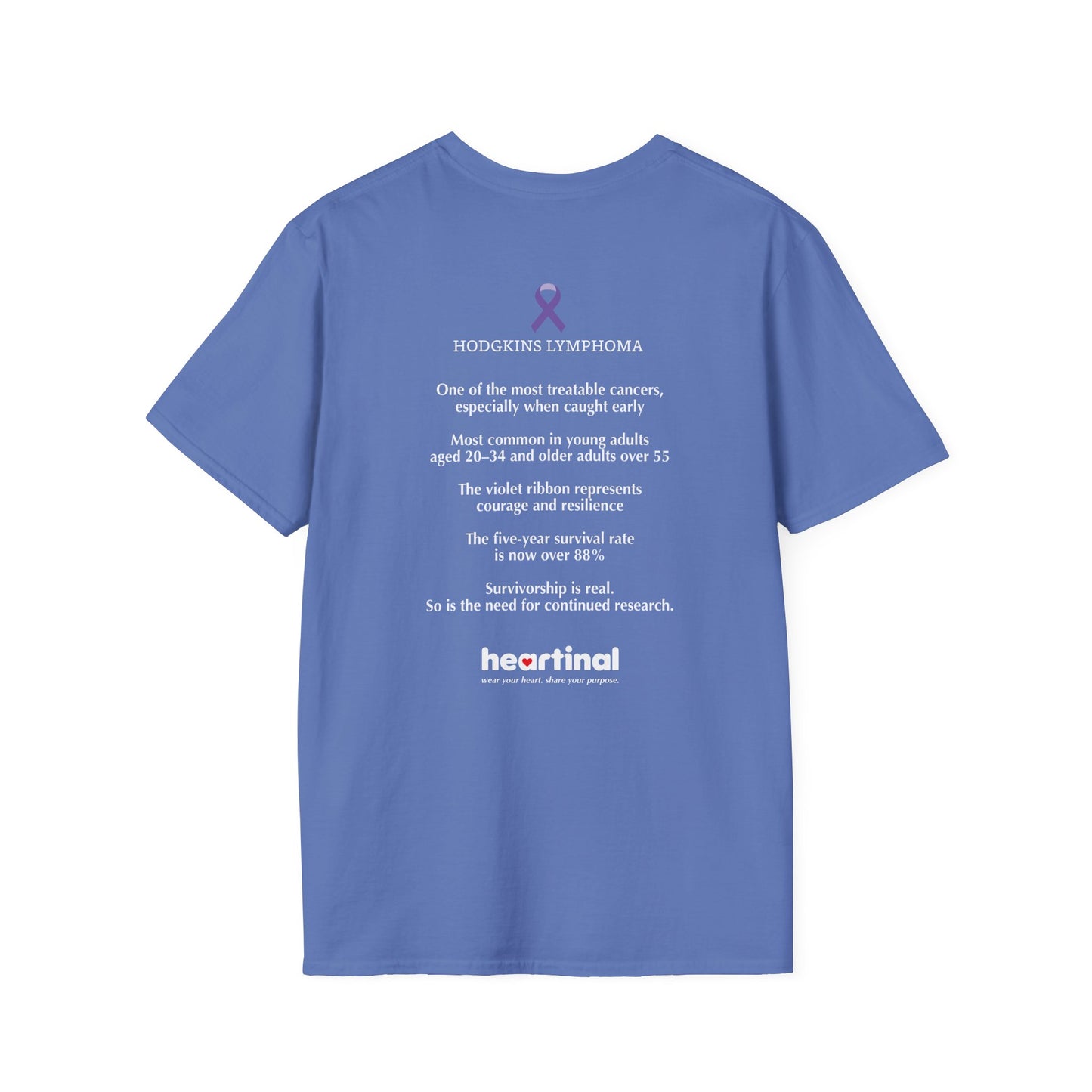 Violet Strong T-Shirt — Hodgkin's Lymphoma Cancer Awareness Tee