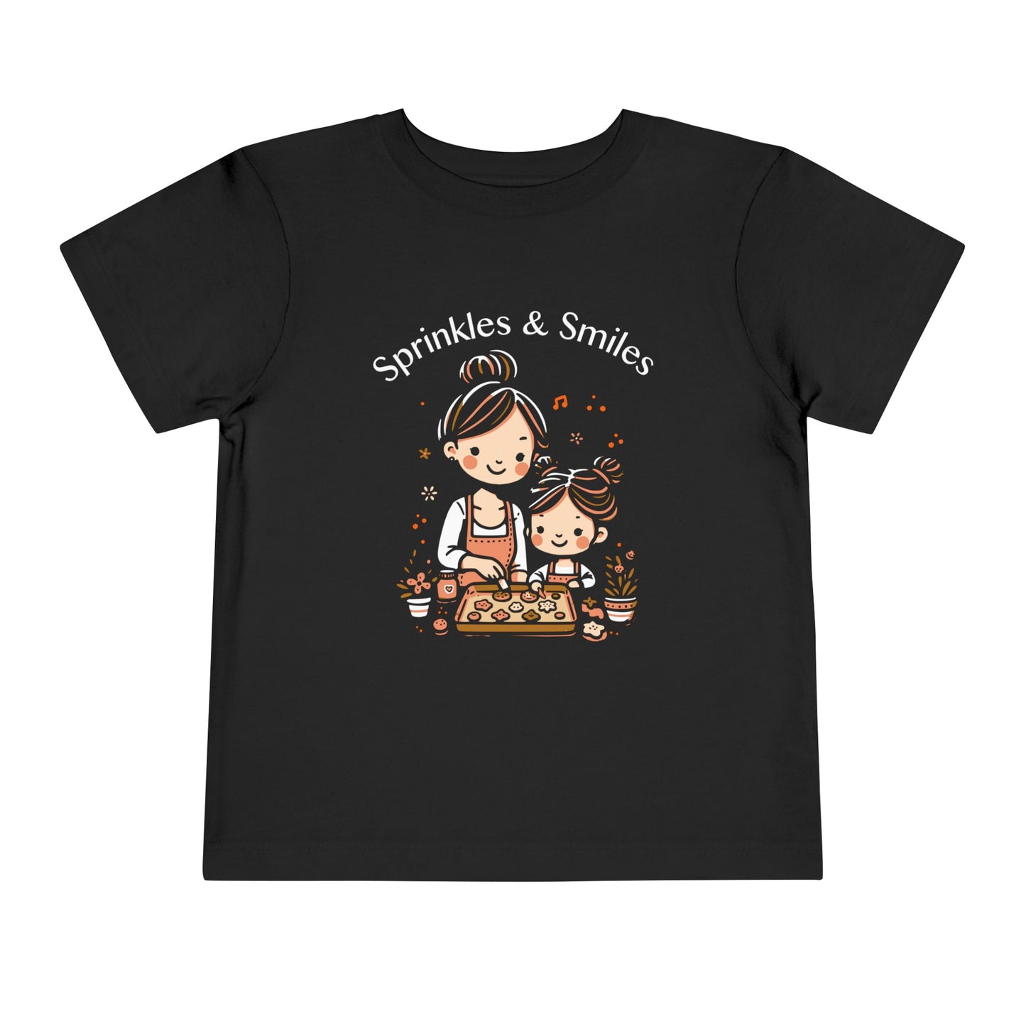 "Sprinkles & Smiles" Toddler Tee —  Mom & Me Baking Graphic Shirt
