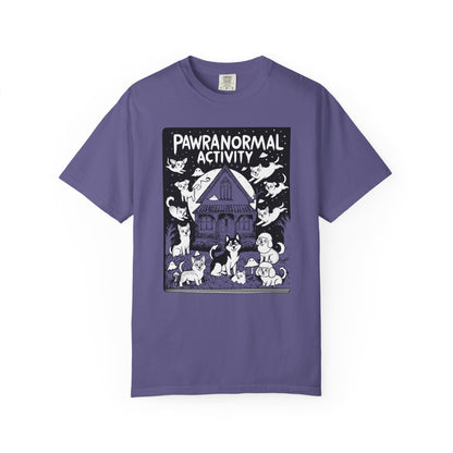 "Pawranormal Activity" Dog T-Shirt - Haunted House Fun Graphic Tee