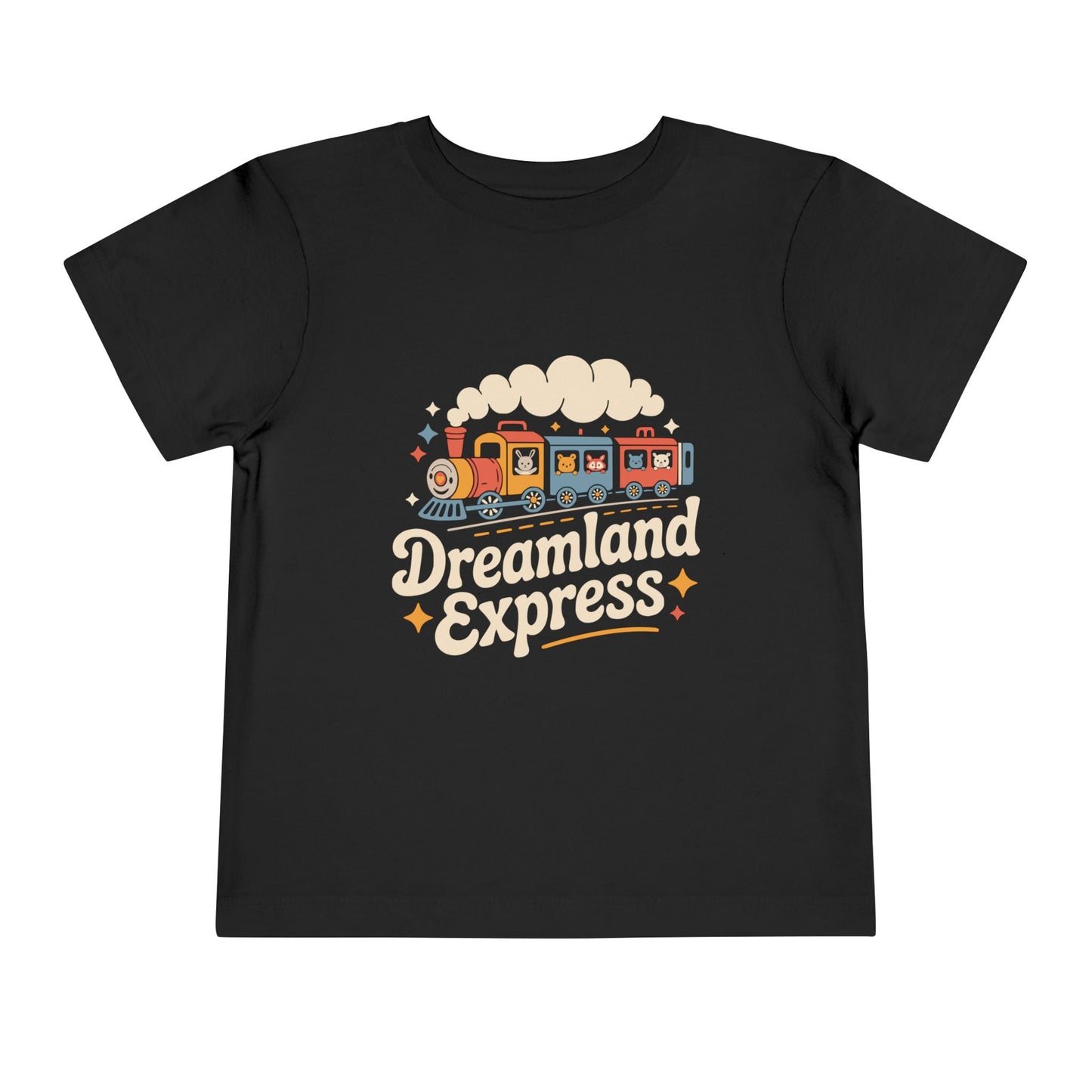 "Dreamland Express" Toddler Tee — Cute Train Kids Graphic T-Shirt