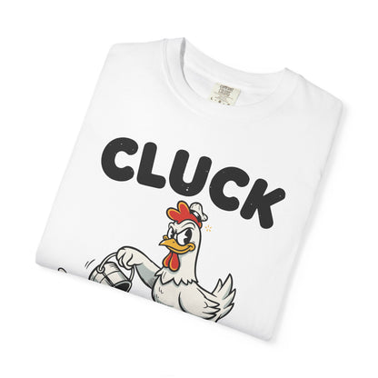 "Cluck: Excuse My Fowl Language" T-Shirt — Funny Chicken Graphic Tee