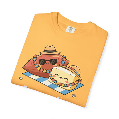 "On vacation with my butter half" Couples Tee —  Cute Vacation Yam Butter Summer T-Shirt