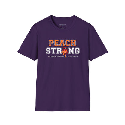 Peach Strong T-Shirt — Uterine Endometrial Cancer Fight Club Awareness Tee