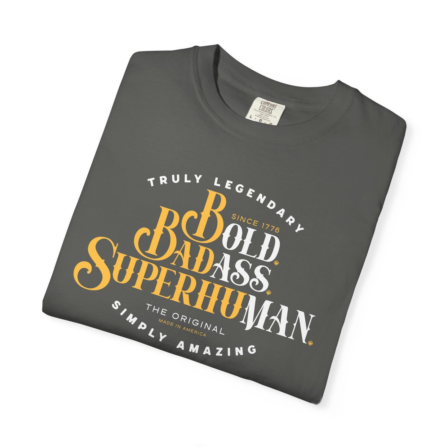 Old Ass Man. Bold Badass Superhuman Graphic Tee — Motivational Vintage Style T-Shirt