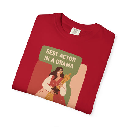 "Best Actor in a Drama" Couples Tee - Funny Unisex Award T-Shirt