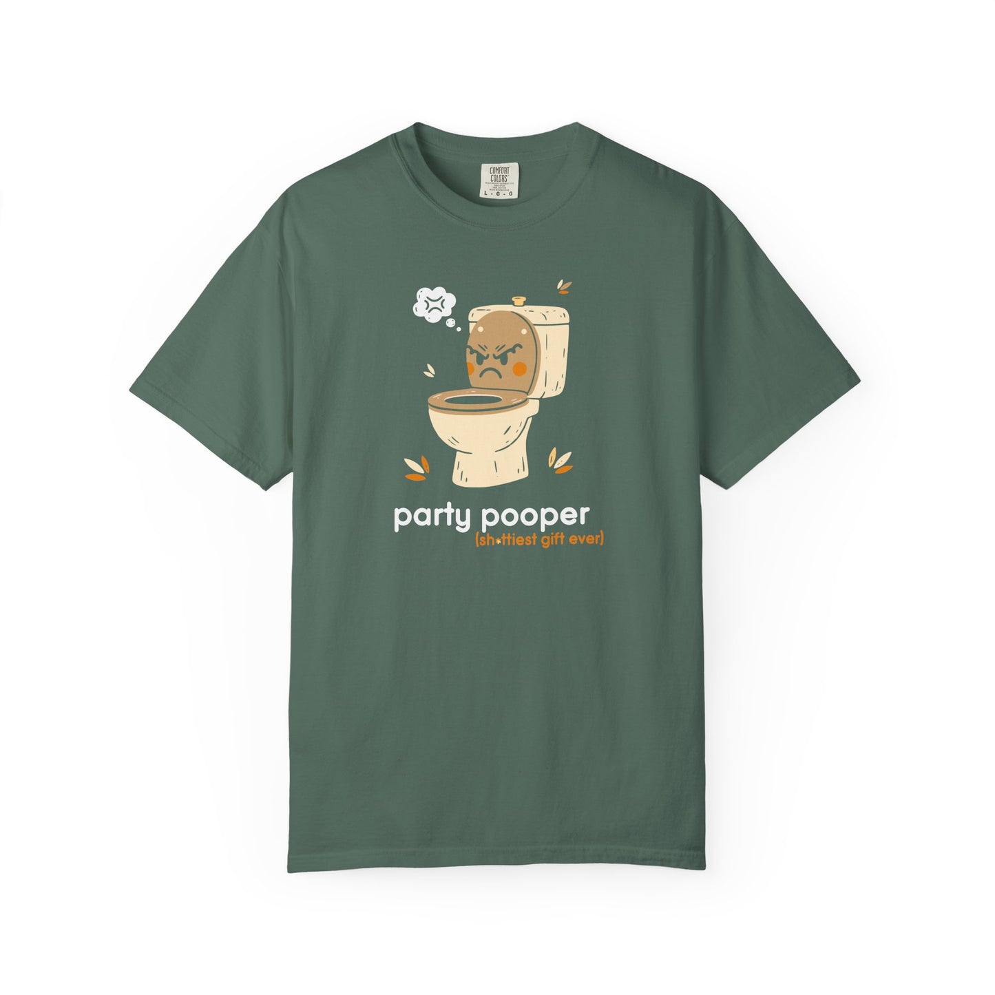 "Party Pooper" Couples Tee — Funny Gift Toilet Graphic T-Shirt
