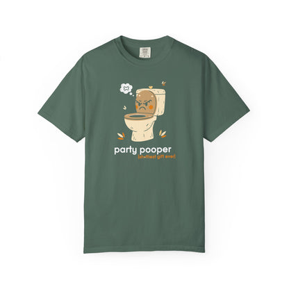 "Party Pooper" Couples Tee — Funny Gift Toilet Graphic T-Shirt