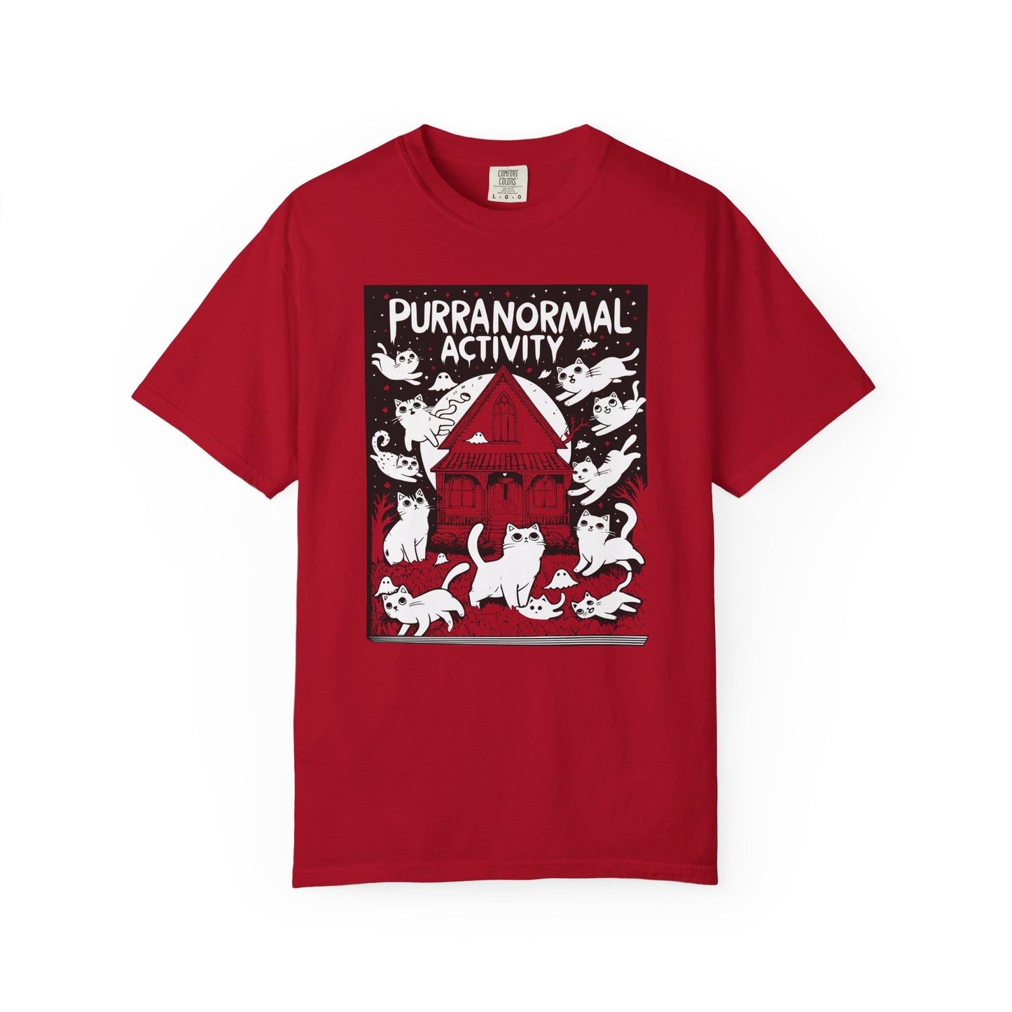 "Purranormal Activity" Cat T-Shirt — Spooky Paranormal Cat Lovers Graphic Tee