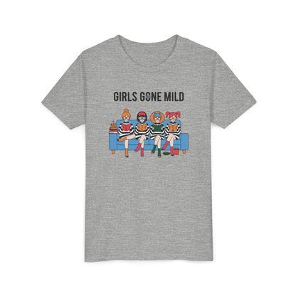 "Girls Gone Mild" Youth Tee – Cute Reading Club Graphic T-Shirt