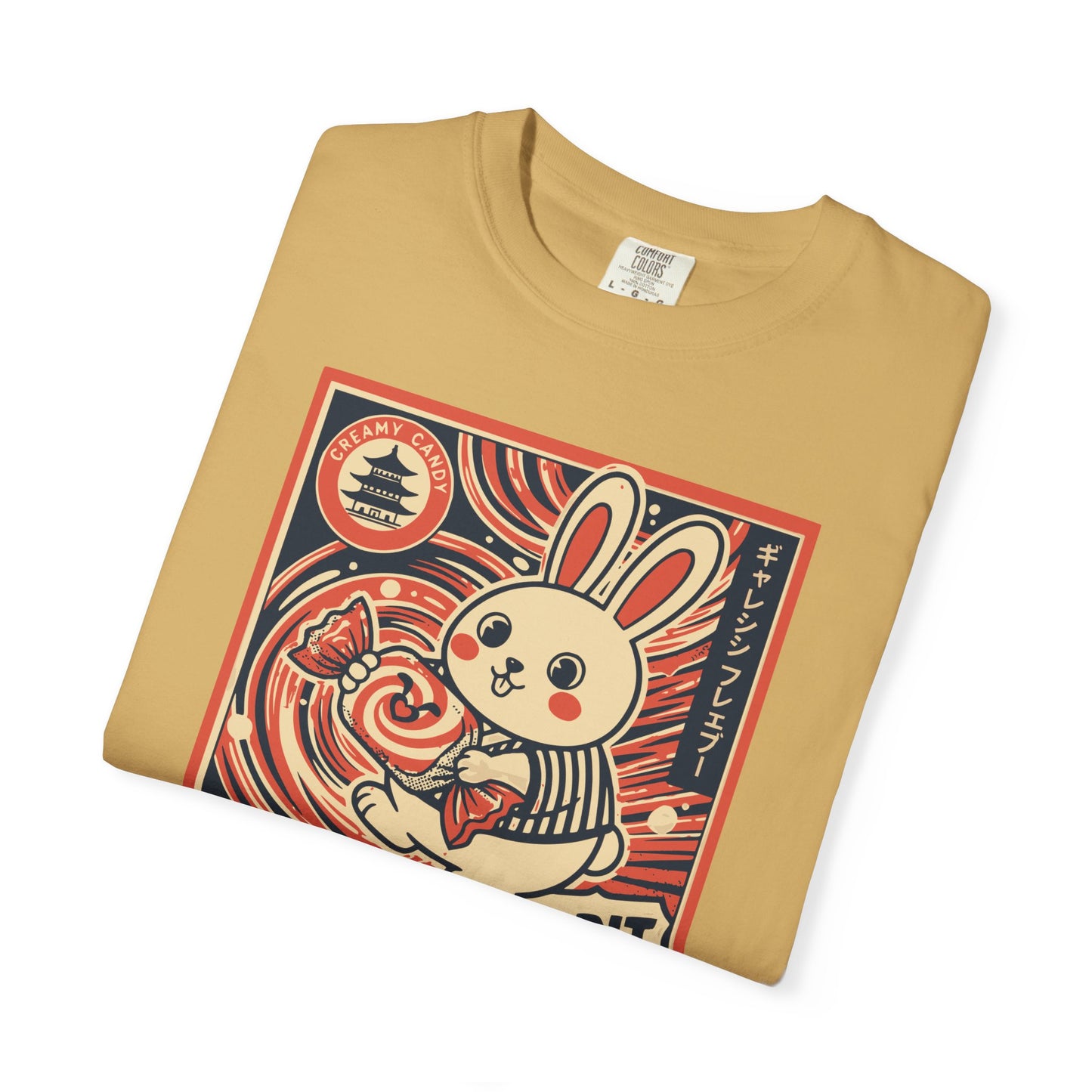 "Galaxy Rabbit" Milk Candy Graphic T-Shirt — Cute Japanese Anime Bunny Tee