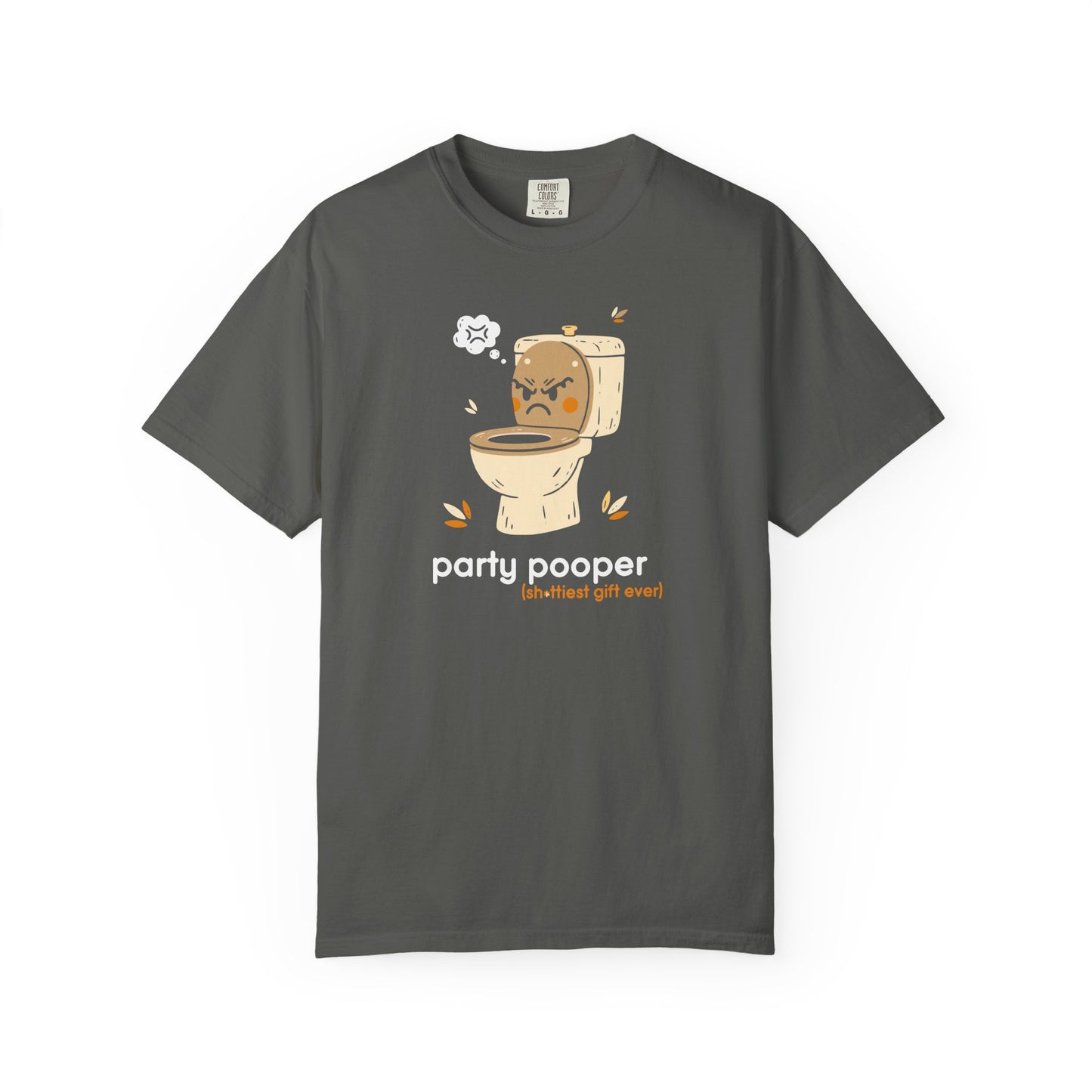 "Party Pooper" Couples Tee — Funny Gift Toilet Graphic T-Shirt