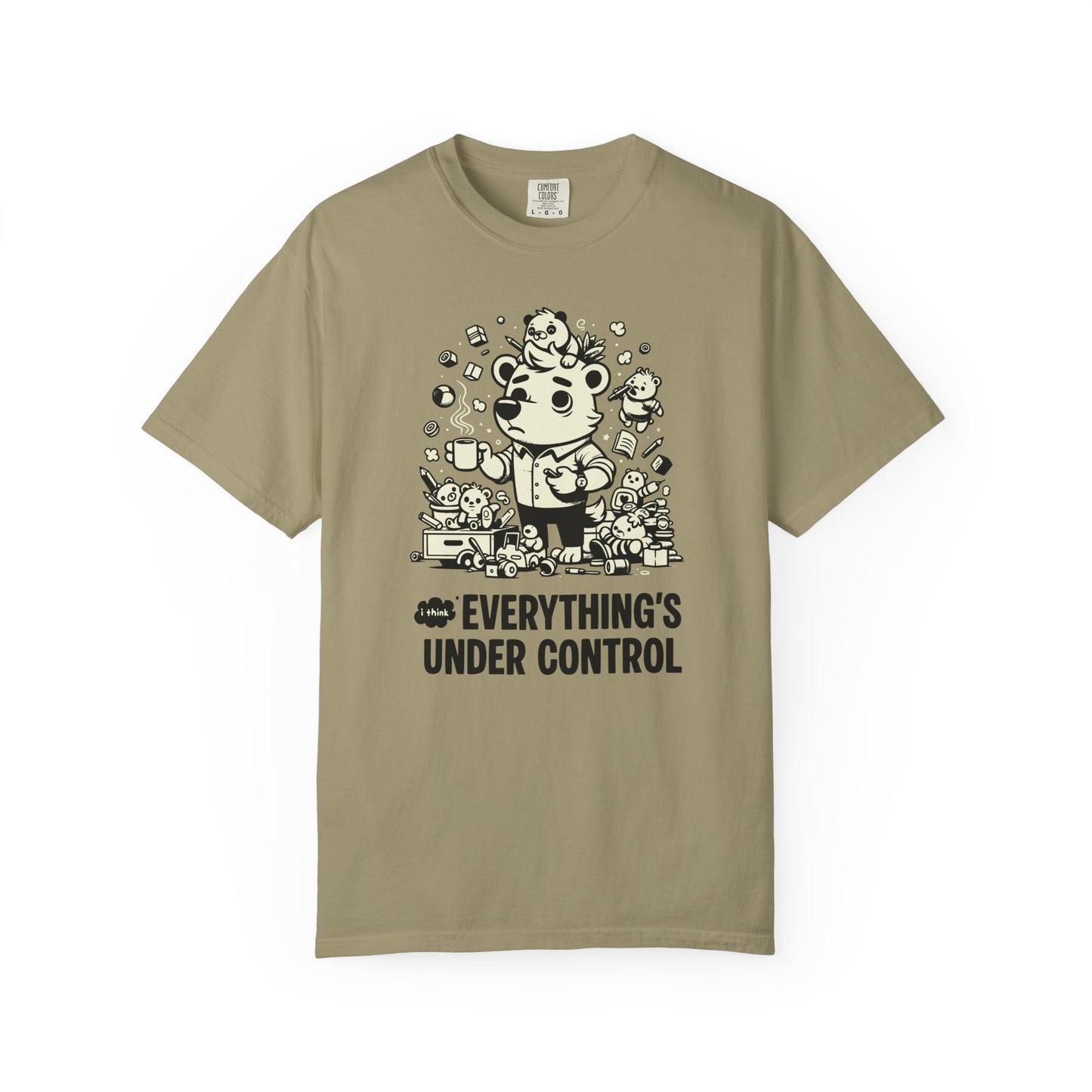 "Everything’s Under Control... I Think" T-Shirt — Cute Chaos Cartoon Tee