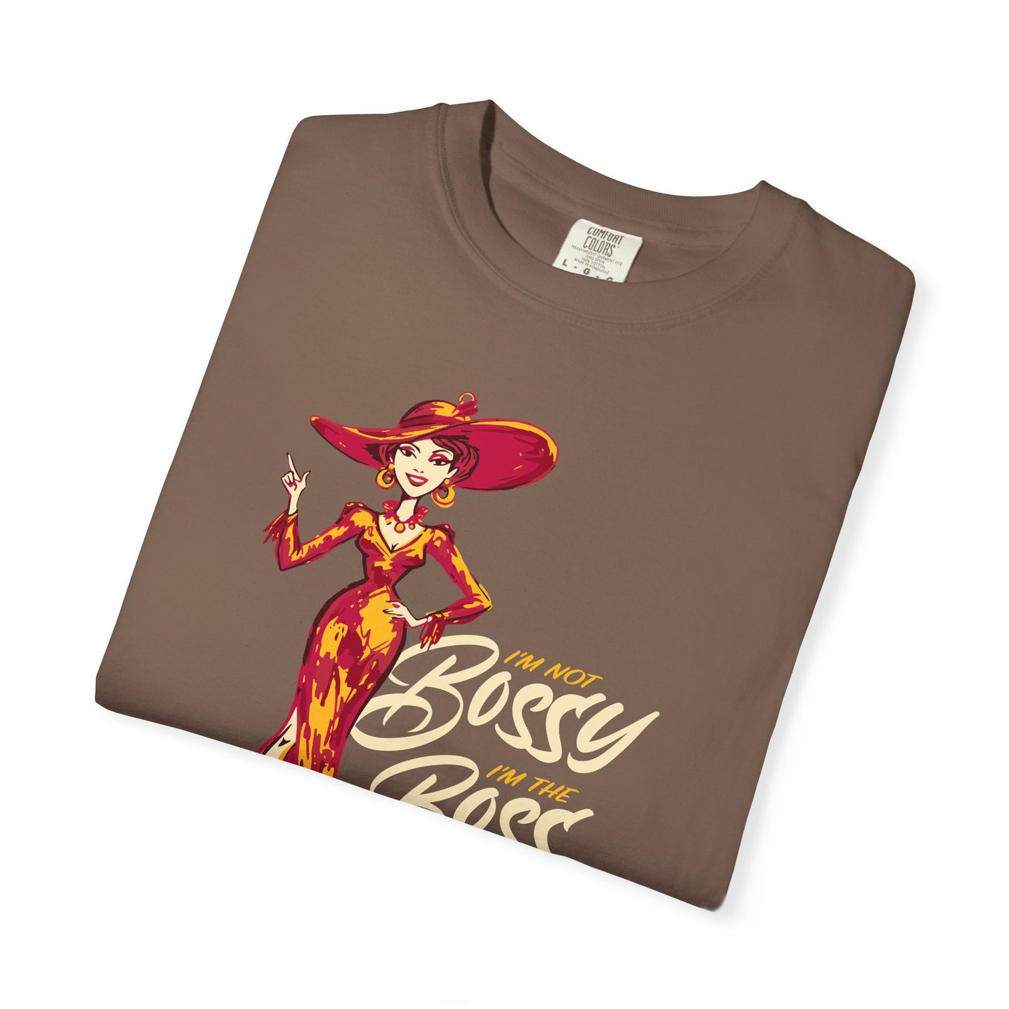 "I'm not Bossy, I'm the Boss" Graphic T-Shirt — Vintage Glam Lady Fashion Tee