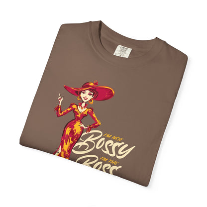"I'm not Bossy, I'm the Boss" Graphic T-Shirt — Vintage Glam Lady Fashion Tee