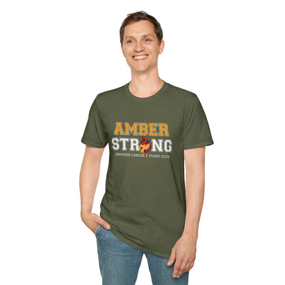 Amber Strong T-Shirt — Appendix Cancer Fight Club Support Tee