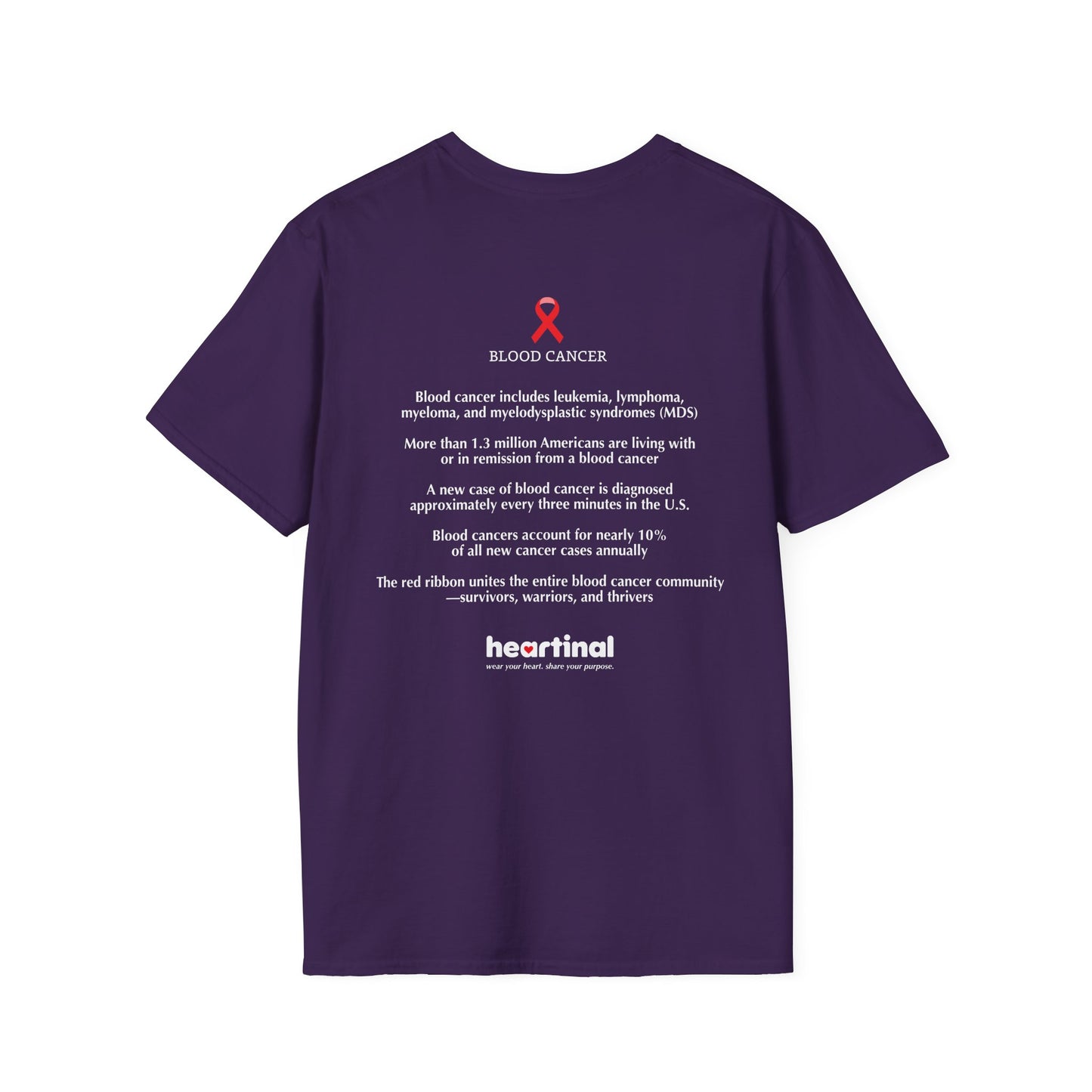 Red Strong T-Shirt — Blood Cancer Fight Club Awareness Tee