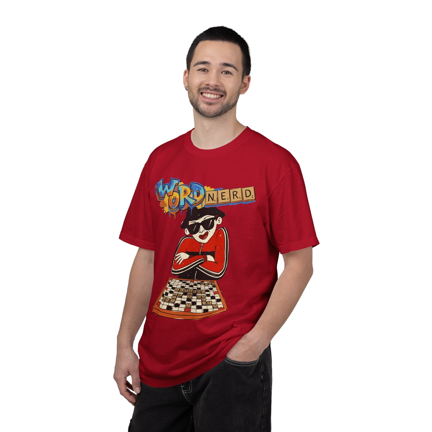 Word Nerd T-Shirt — Retro HipHop Scrabble Player Graphic Tee