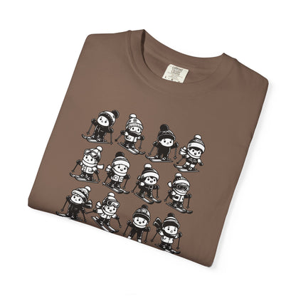 Chairlifts & Hot Chocolate T-Shirt — Cute Ski Lovers Winter Tee