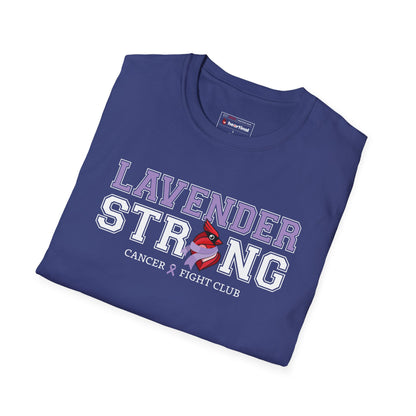Lavender Strong T‑Shirt – Cancer Fight Club Awareness Tee