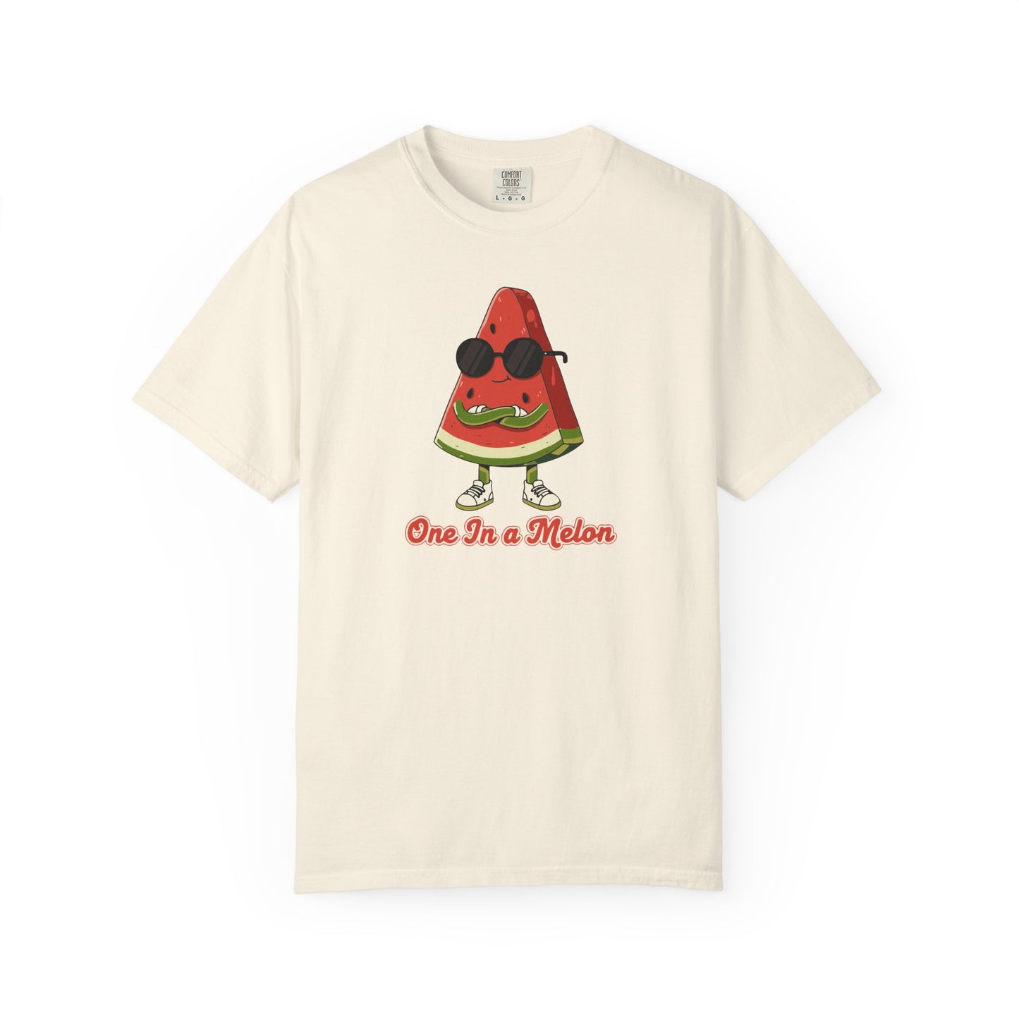 One in a Melon T-Shirt — Cute Sunglasses Watermelon Graphic Tee