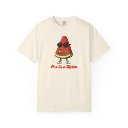 One in a Melon T-Shirt — Cute Sunglasses Watermelon Graphic Tee