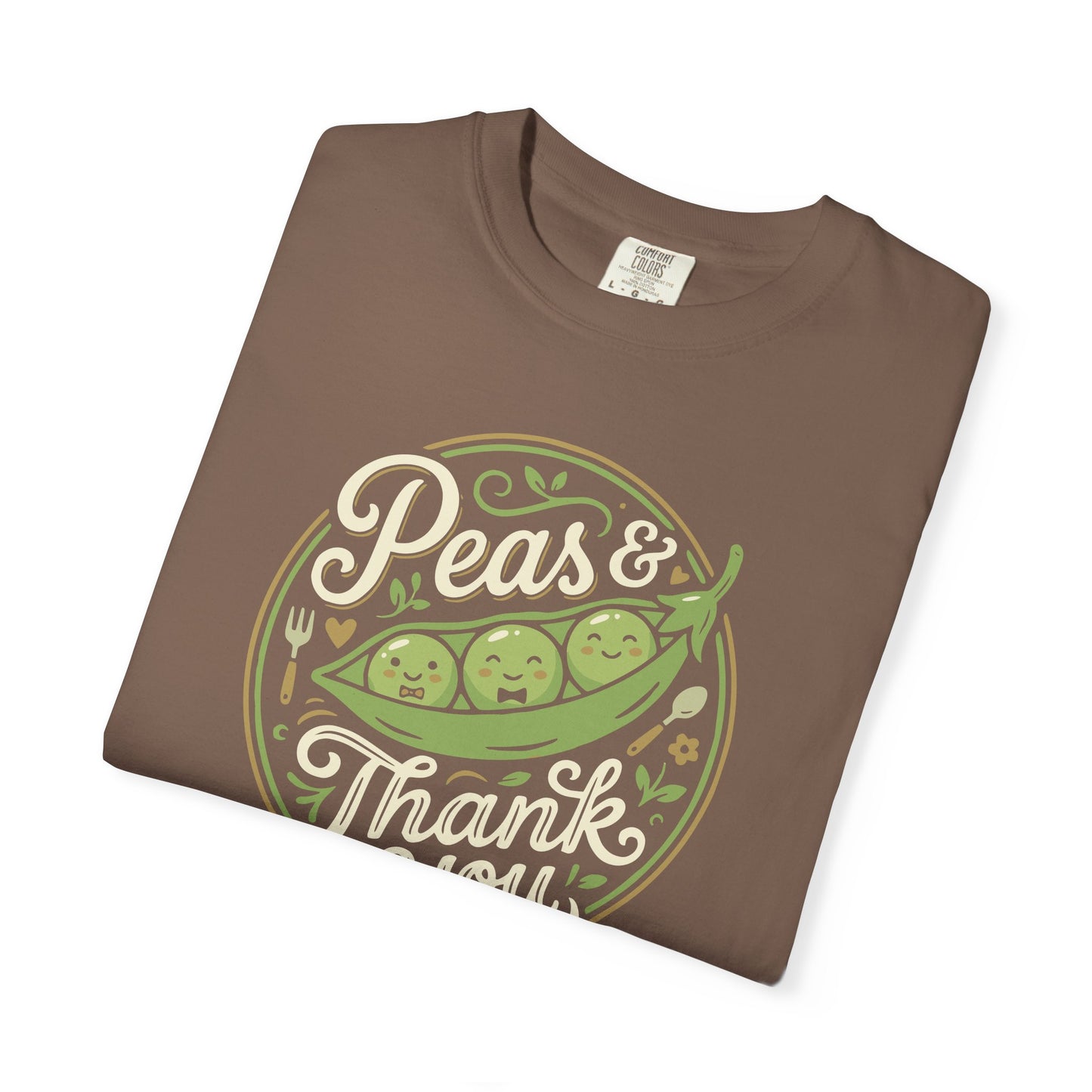 Peas & Thank You T-Shirt — Cute Polite Punny Graphic Tee